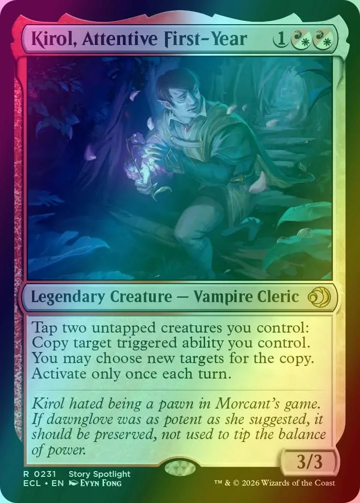 Kirol, Attentive First-Year [231] [Lorwyn Eclipsed] [Foil]