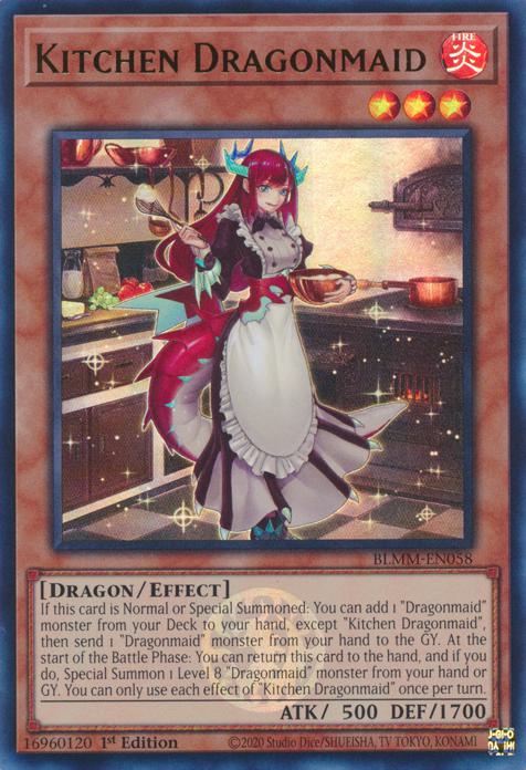 Kitchen Dragonmaid - BLMM-EN058 - Ultra Rare - 1st Edition