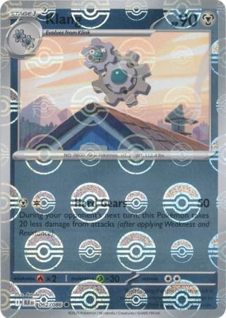 Klang - Poké Ball Pattern - 062/086 - Common [sv105b-062] [Reverse Holo]