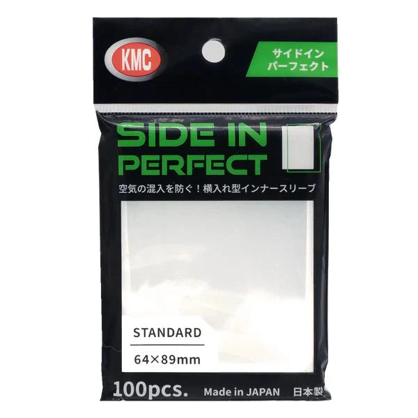 KMC Standard "Perfect Size" (Perfect Fit) 100ct Sleeves - Sideload