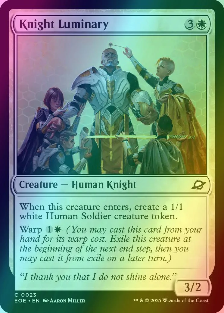 Knight Luminary [23] [Edge of Eternities] [Foil]
