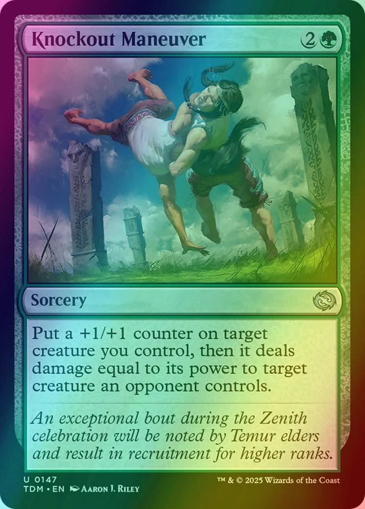 Knockout Maneuver [147] [Tarkir: Dragonstorm] [Foil]