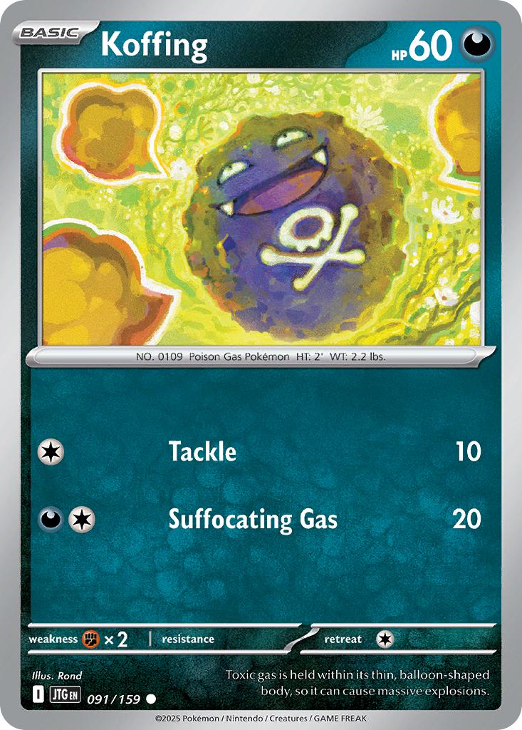 Koffing - 091/159 - Common [sv09-091] [Non-Holo]