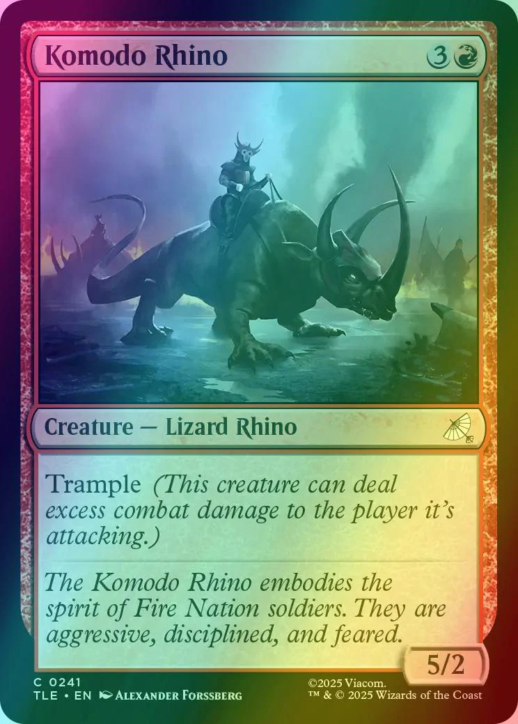 Komodo Rhino [241] [Avatar: The Last Airbender Eternal] [Foil]