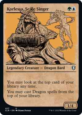 Korlessa, Scale Singer [427] [Rulebook Showcase] [Commander Legends: Battle for Baldur's Gate] [Non-Foil]