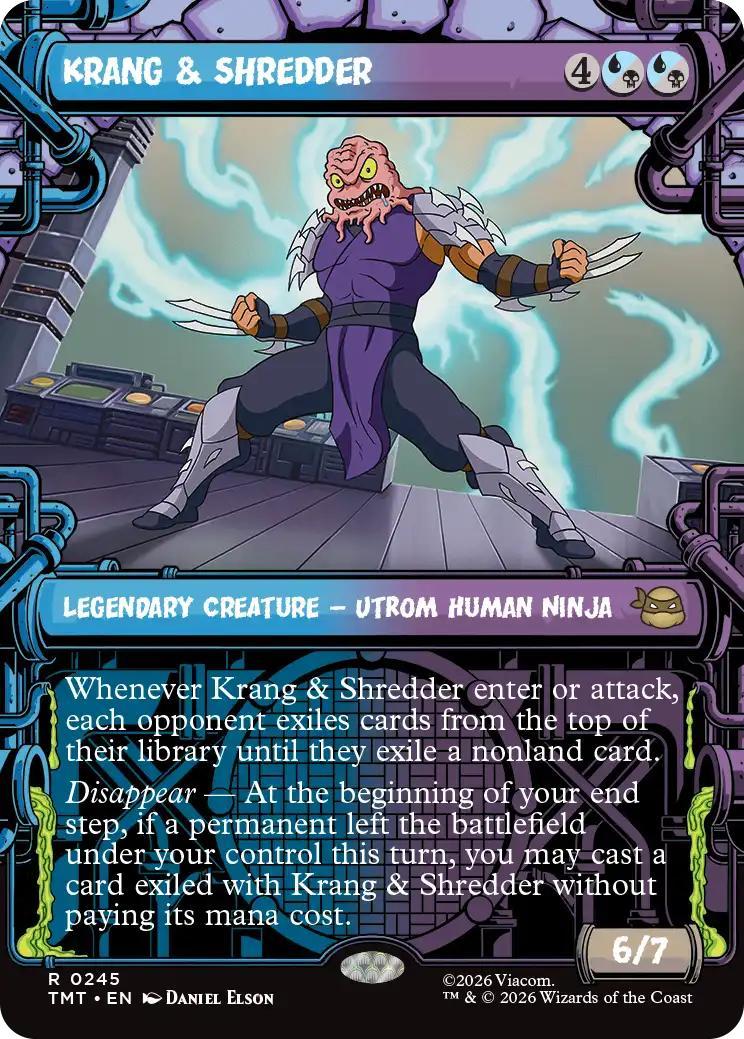Krang & Shredder [245] [Sewer Frame] [Teenage Mutant Ninja Turtles] [Non-Foil]
