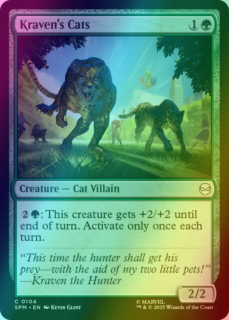 Kraven's Cats [104] [Marvel's Spider-Man] [Foil]