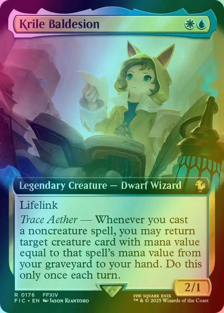 Krile Baldesion [176] [Extended Art] [FINAL FANTASY: Commander] [Foil]