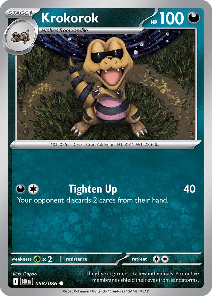 Krokorok - 058/086 - Common [sv105b-058] [Non-Holo]