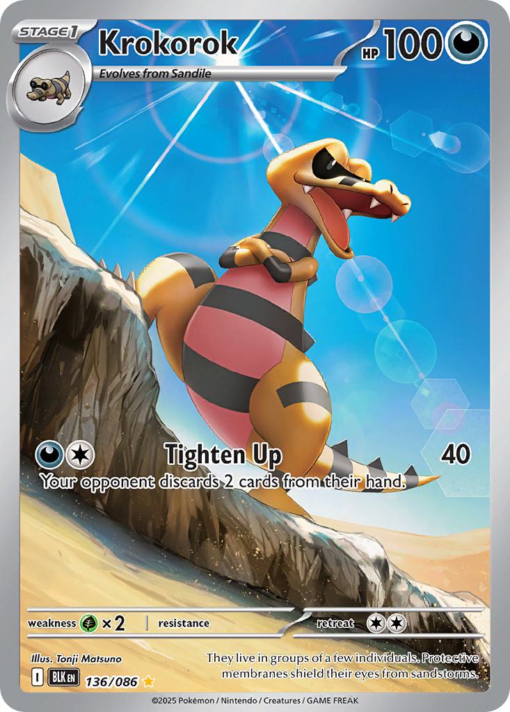 Krokorok - 136/086 - Illustration Rare [sv105b-136] [Ultra]