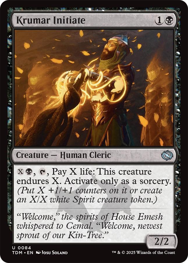Krumar Initiate [84] [Tarkir: Dragonstorm] [Non-Foil]
