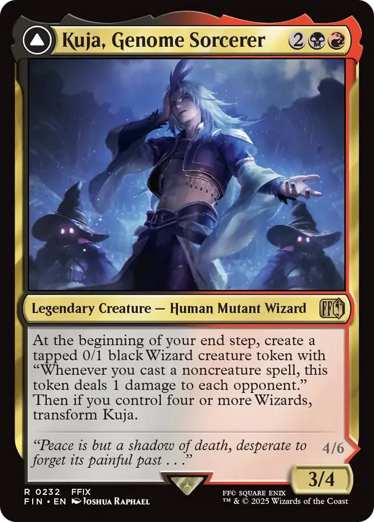 Kuja, Genome Sorcerer // Trance Kuja, Fate Defied [232] [FINAL FANTASY] [Non-Foil]