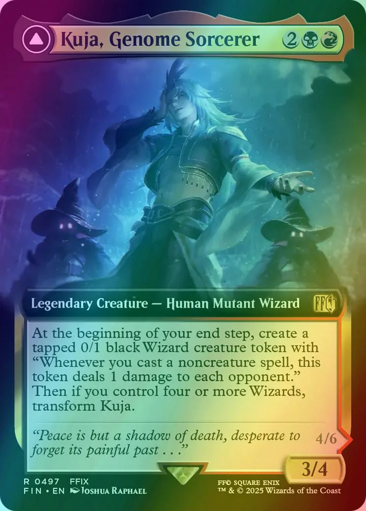 Kuja, Genome Sorcerer // Trance Kuja, Fate Defied [497] [Extended Art] [FINAL FANTASY] [Foil]
