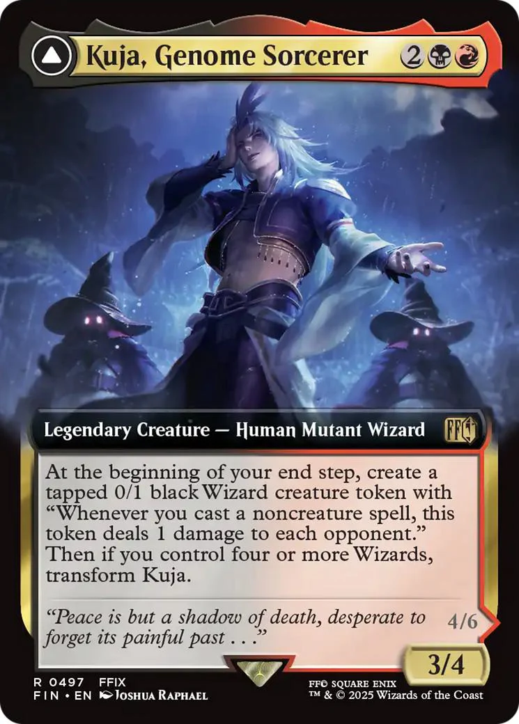 Kuja, Genome Sorcerer // Trance Kuja, Fate Defied [497] [Extended Art] [FINAL FANTASY] [Non-Foil]