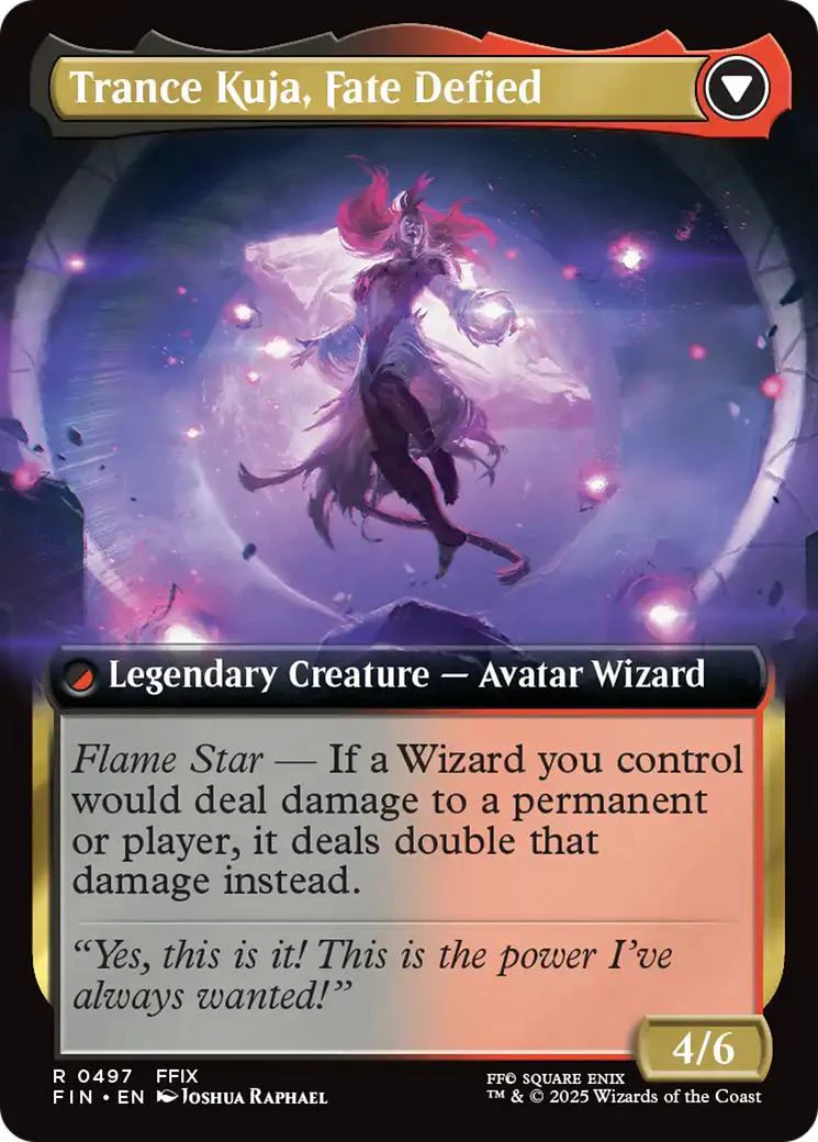 Kuja, Genome Sorcerer // Trance Kuja, Fate Defied [497] [Extended Art] [FINAL FANTASY] [Non-Foil] - Image 2