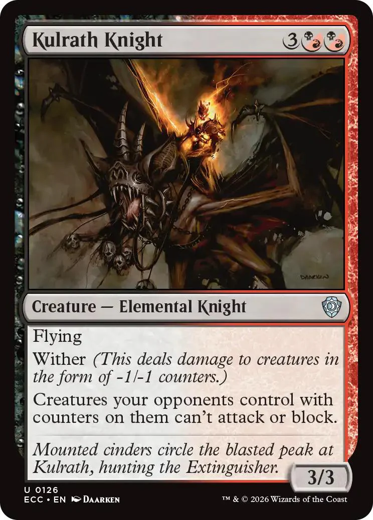 Kulrath Knight [126] [Lorwyn Eclipsed: Commander] [Non-Foil]