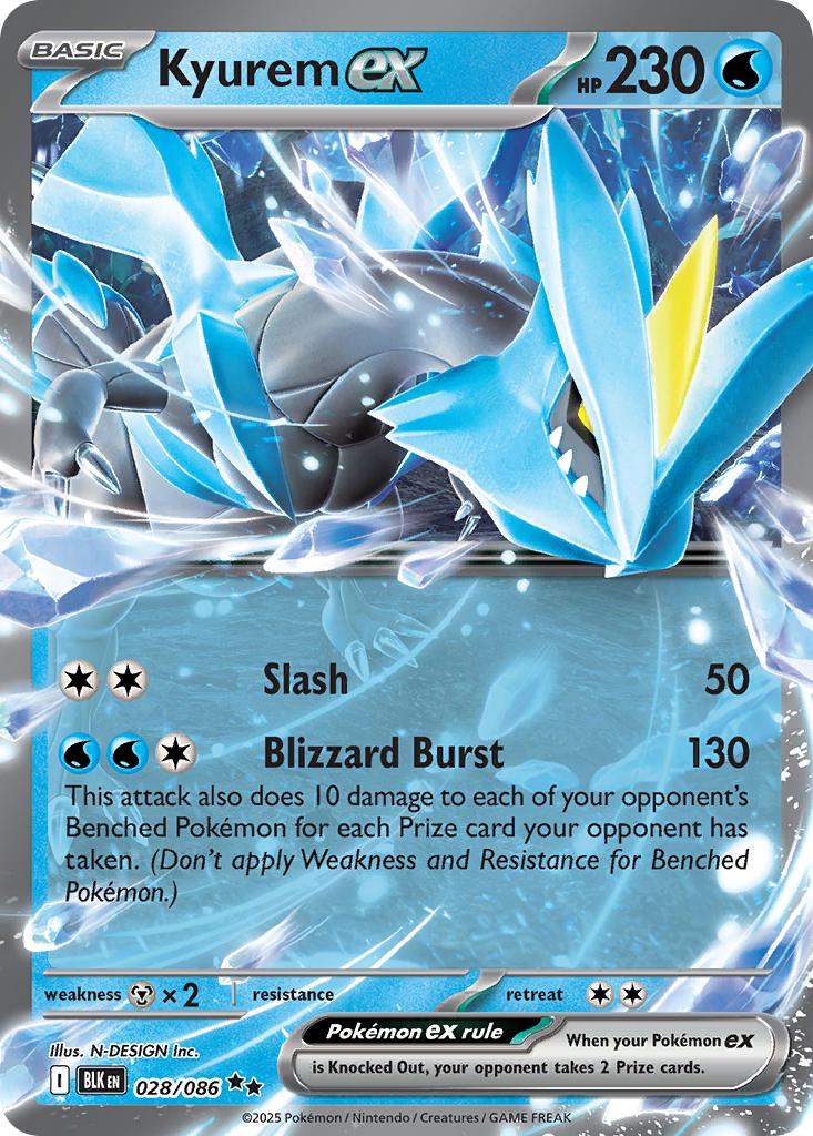 Kyurem ex - 028/086 - Double Rare [sv105b-028] [Ultra]