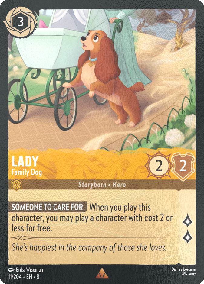 Lady - Family Dog - 11/204 [Reign of Jafar] [Cold Foil]