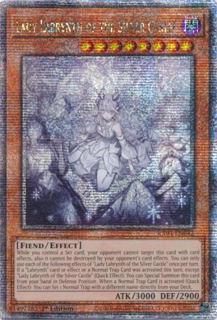 Lady Labrynth of the Silver Castle - New Art - RA04-EN042 - Quarter Century Secret Rare - 1st Edition