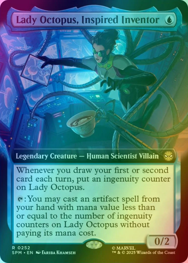 Lady Octopus, Inspired Inventor [252] [Extended Art] [Marvel's Spider-Man] [Foil]