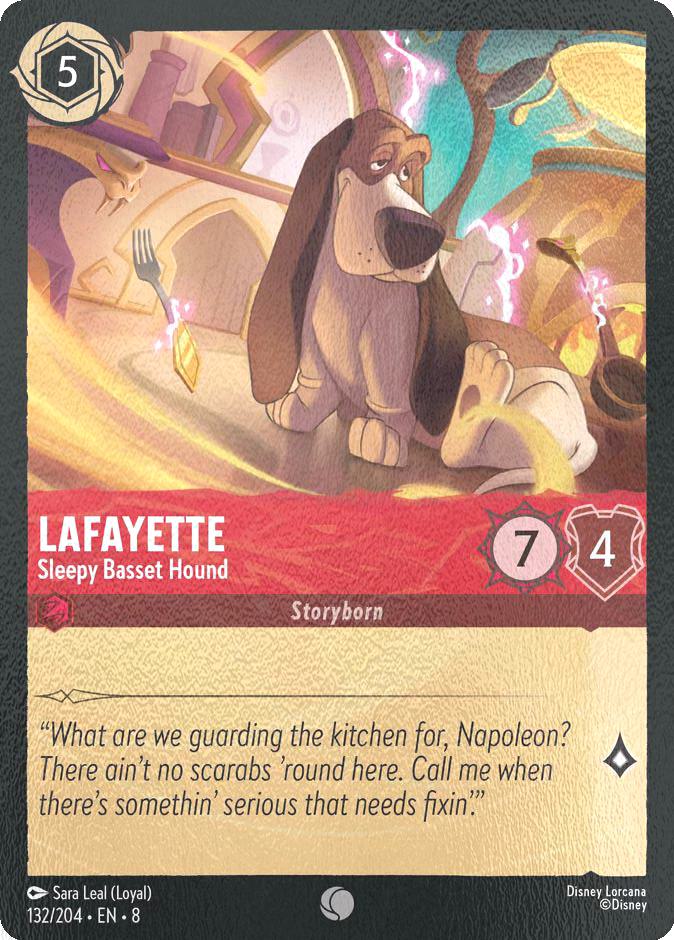 Lafayette - Sleepy Basset Hound - 132/204 [Reign of Jafar] [Cold Foil]
