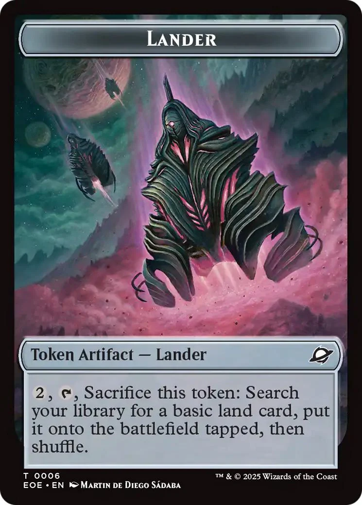 Drone Token (03) // Lander Token (06) [Edge of Eternities: Tokens] [Non-Foil] - Image 2