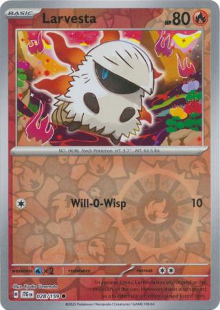 Larvesta - 028/159 - Common [sv09-028] [Reverse Holo]