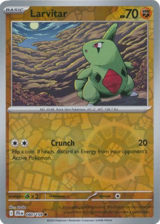 Larvitar - 080/159 - Common [sv09-080] [Reverse Holo]