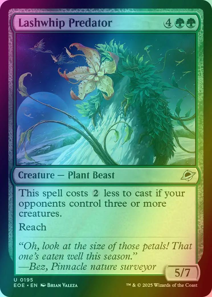 Lashwhip Predator [195] [Edge of Eternities] [Foil]