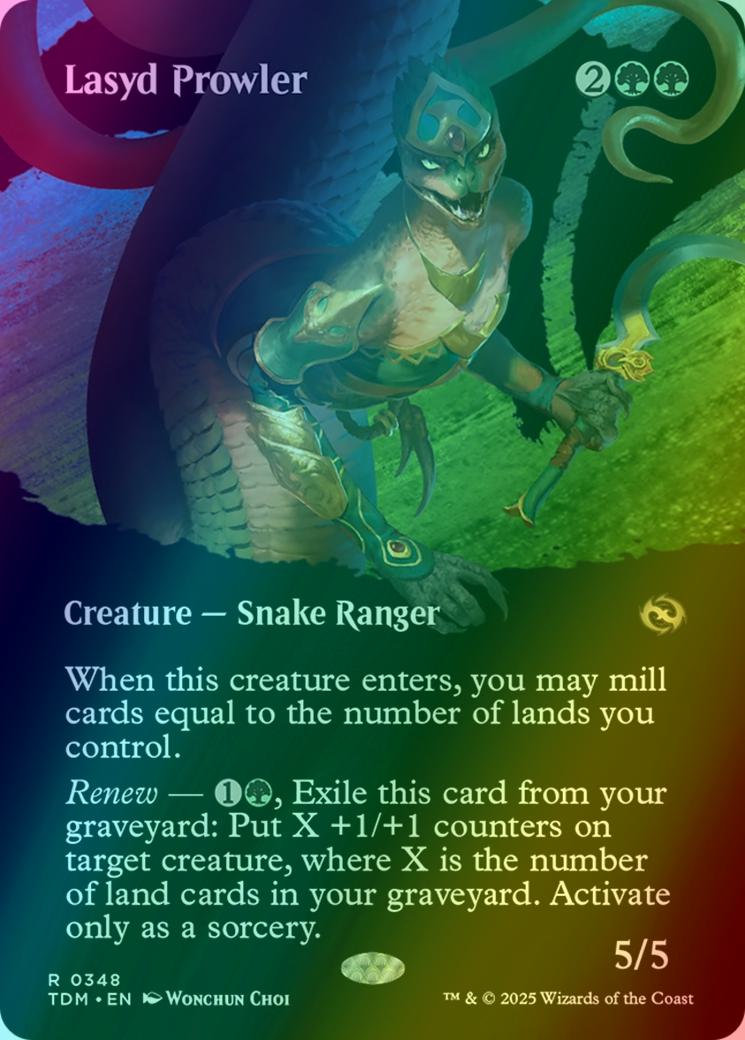 Lasyd Prowler [348] [Borderless] [Clan] [Tarkir: Dragonstorm] [Foil]