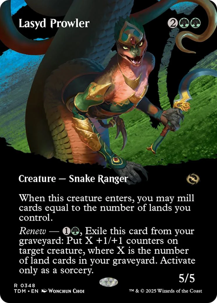 Lasyd Prowler [348] [Borderless] [Clan] [Tarkir: Dragonstorm] [Non-Foil]