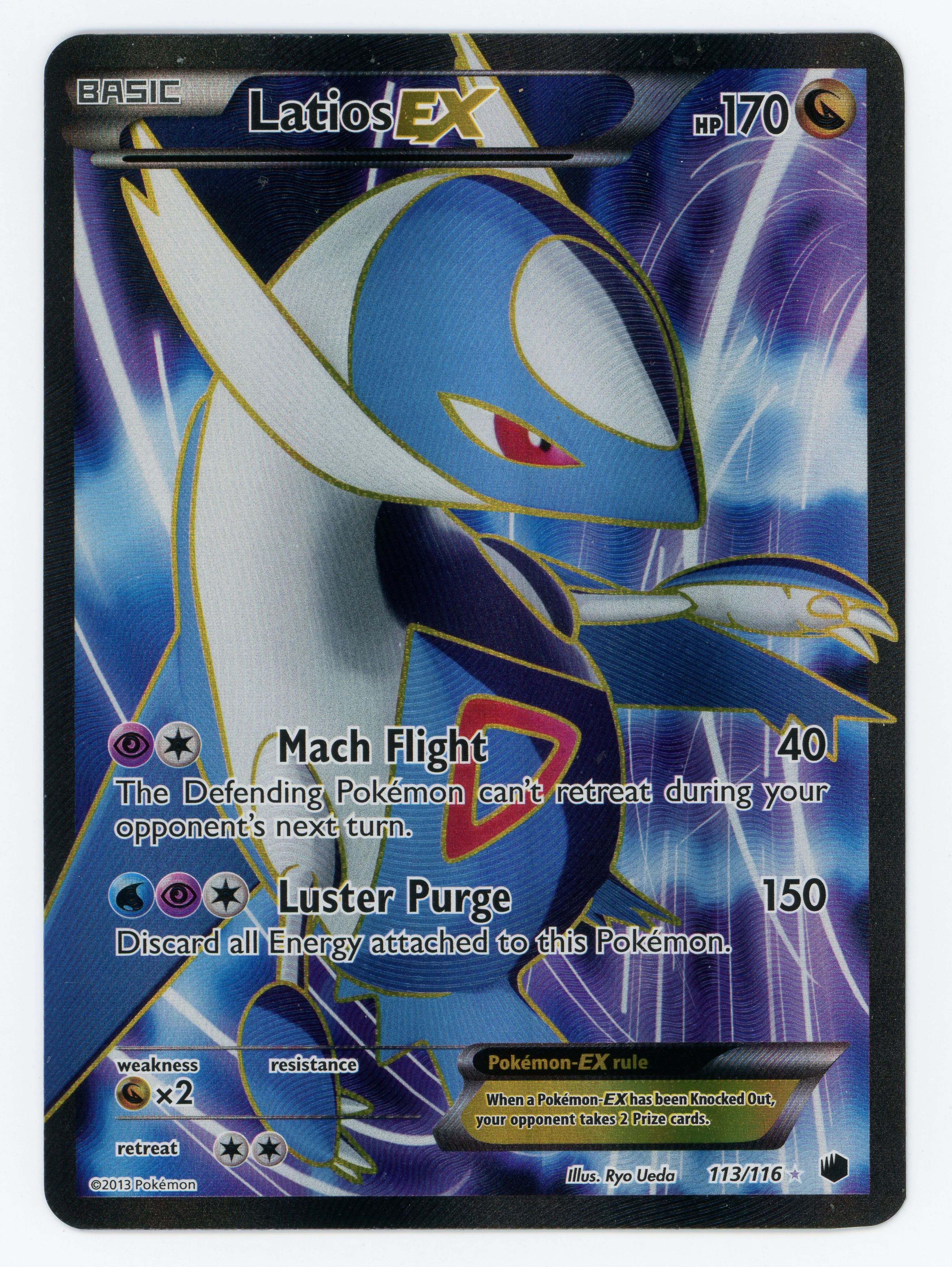 Latios-EX - 113/116 - Rare Ultra - Ultra Rare - Scan 14740