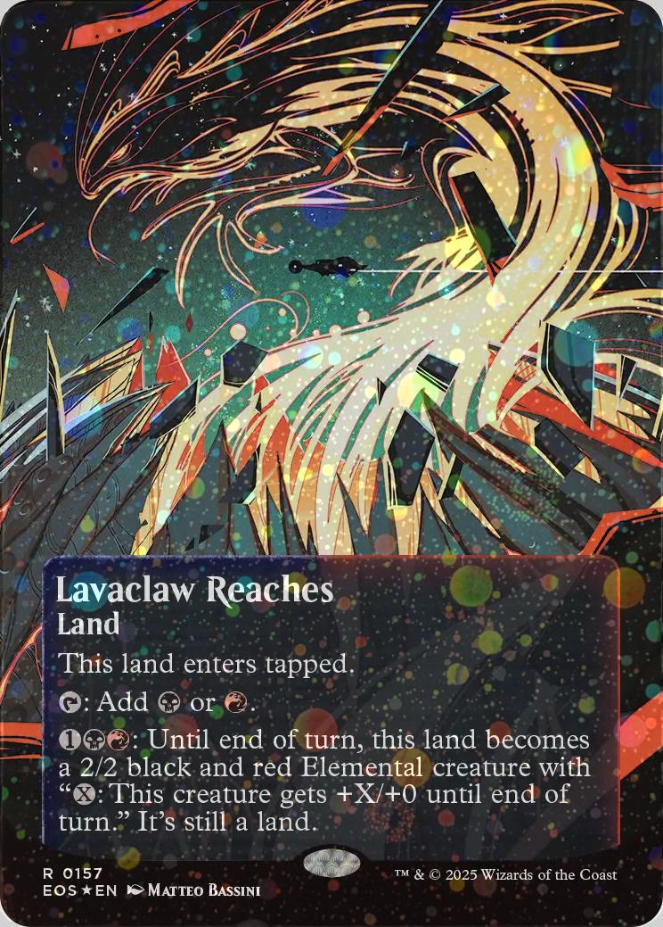 Lavaclaw Reaches [157] [Borderless] [Poster] [Edge of Eternities: Stellar Sights] [Galaxy Foil]