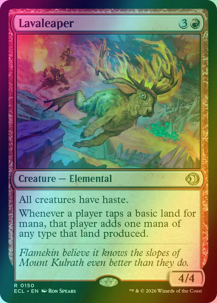 Lavaleaper [150] [Lorwyn Eclipsed] [Foil]