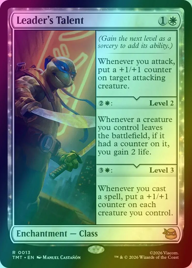 Leader's Talent [13] [Teenage Mutant Ninja Turtles] [Foil]