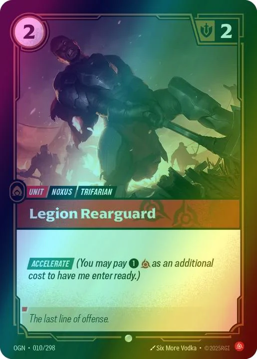 Legion Rearguard - 010/298 [Origins] [Foil]