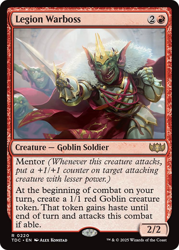 Legion Warboss [220] [Tarkir: Dragonstorm: Commander] [Non-Foil]