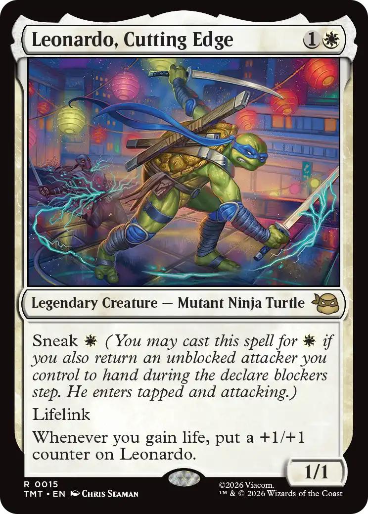 Leonardo, Cutting Edge [15] [Teenage Mutant Ninja Turtles] [Non-Foil]