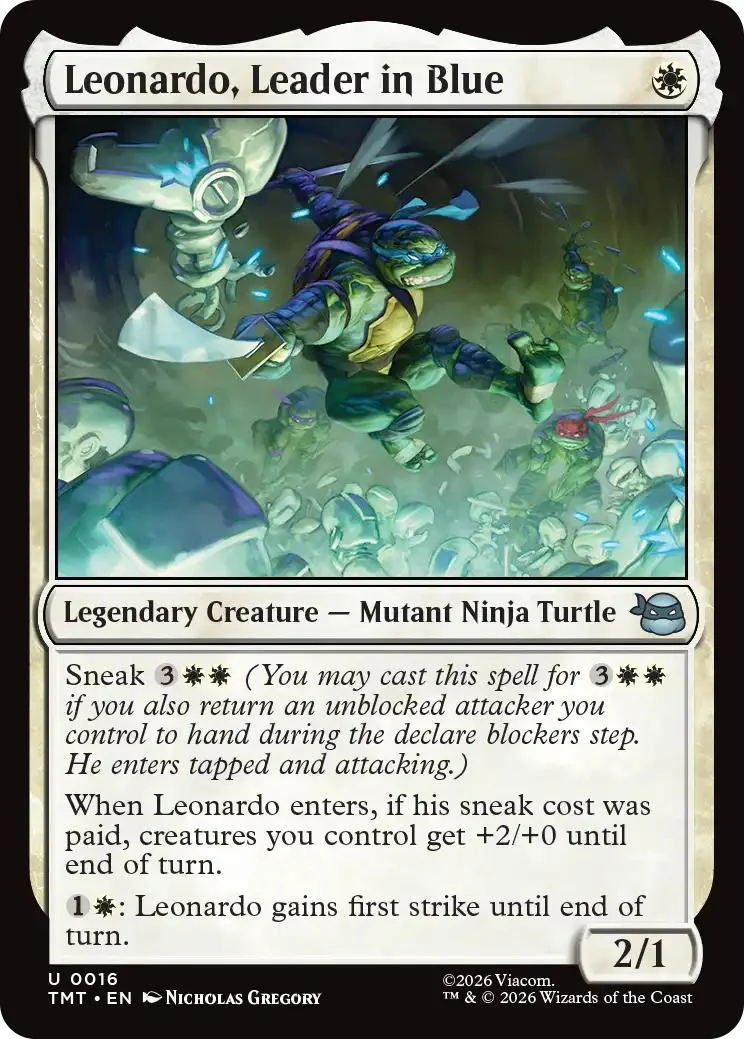Leonardo, Leader in Blue [16] [Teenage Mutant Ninja Turtles] [Non-Foil]