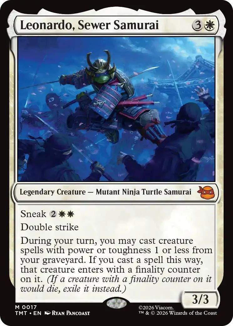 Leonardo, Sewer Samurai [17] [Teenage Mutant Ninja Turtles] [Non-Foil]