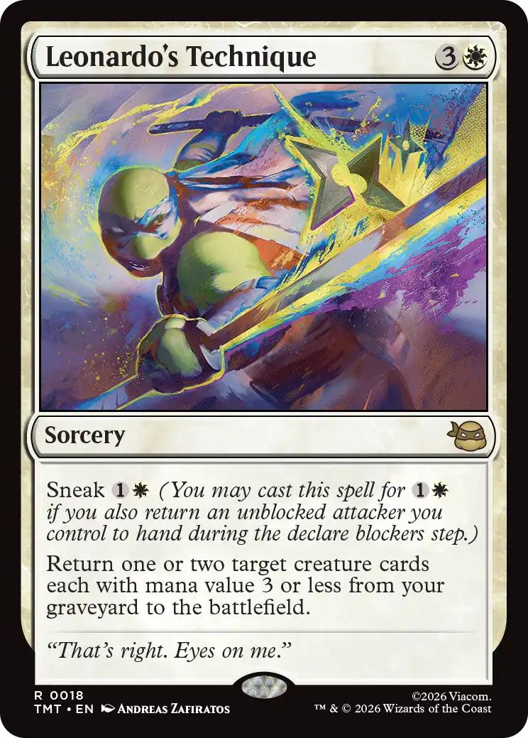 Leonardo's Technique [18] [Teenage Mutant Ninja Turtles] [Non-Foil]