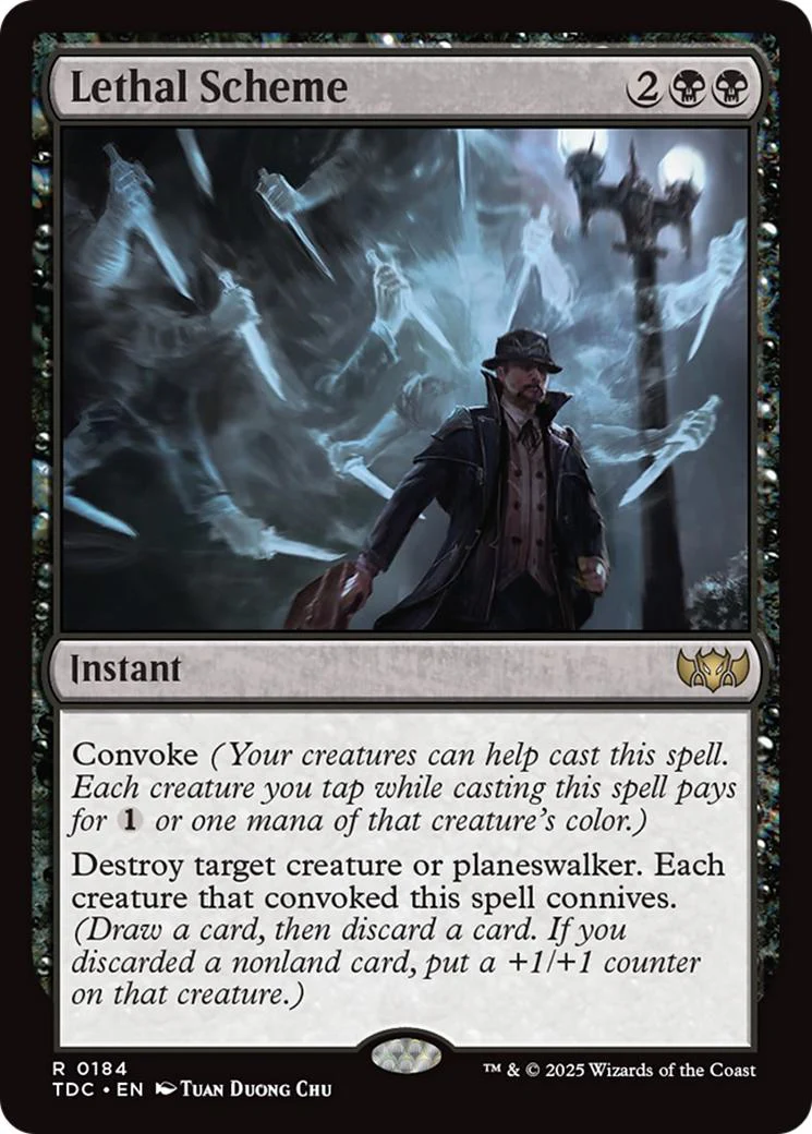 Lethal Scheme [184] [Tarkir: Dragonstorm: Commander] [Non-Foil]