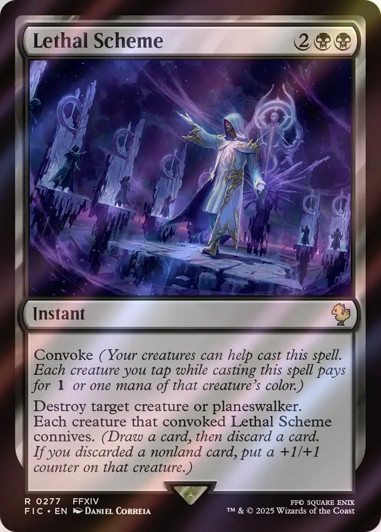 Lethal Scheme [277] [FINAL FANTASY: Commander] [Surge Foil]