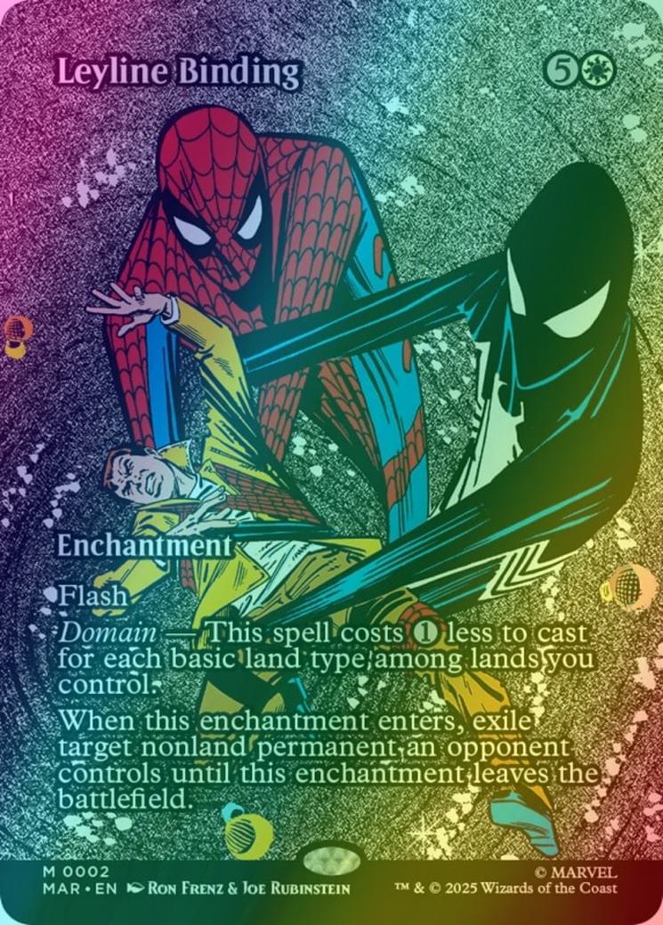 Leyline Binding [2] [Borderless] [Source Material] [Marvel Universe] [Foil]