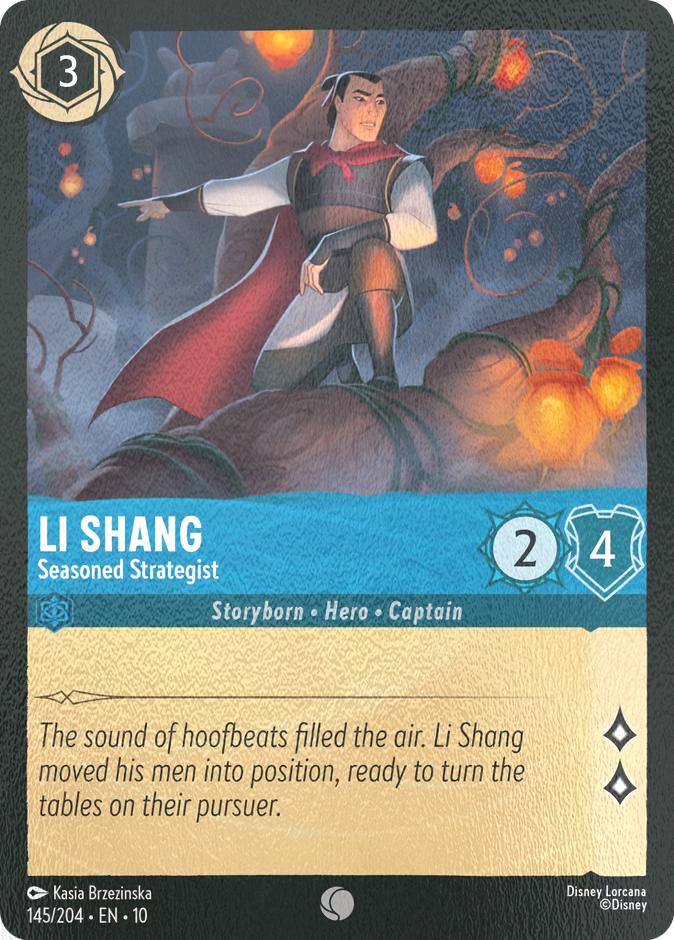 Li Shang - Seasoned Strategist - 145/204 [Whispers in the Well] [Cold Foil]