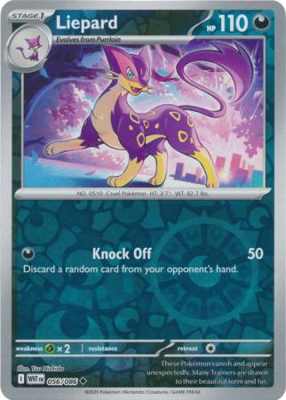 Liepard - 056/086 - Uncommon [sv105w-056] [Reverse Holo]