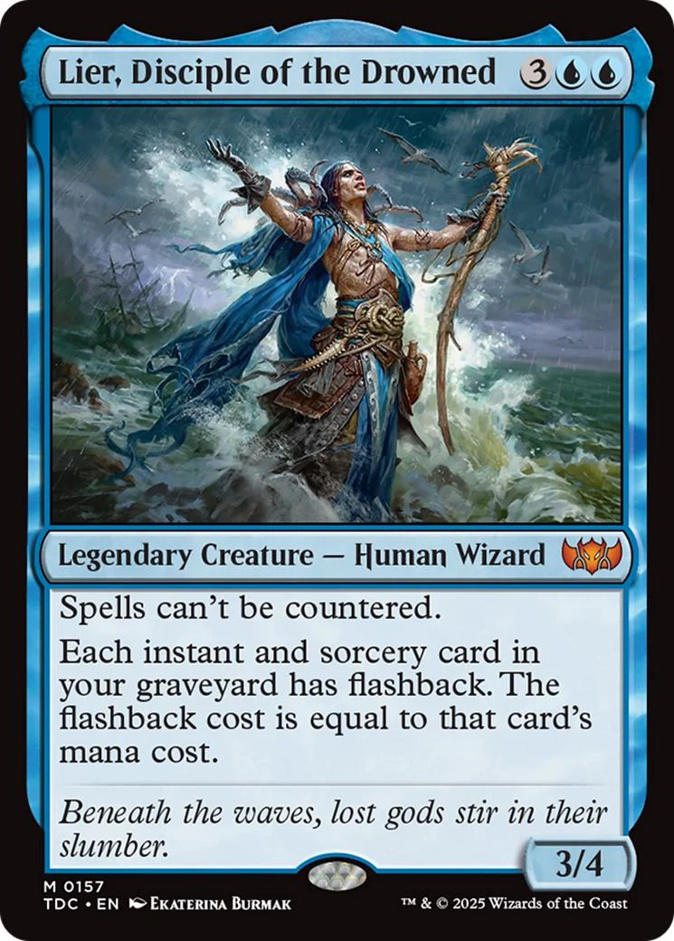 Lier, Disciple of the Drowned [157] [Tarkir: Dragonstorm: Commander] [Non-Foil]