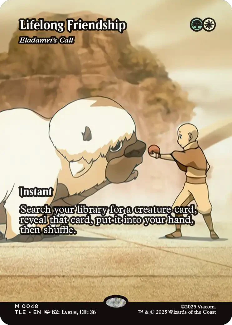 Lifelong Friendship - Eladamri's Call [48] [Borderless] [Source Material] [Avatar: The Last Airbender Eternal] [Non-Foil]