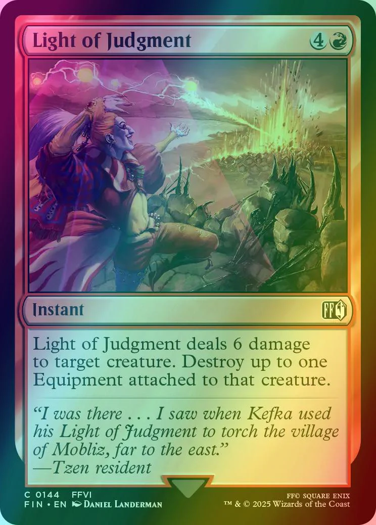Light of Judgment [144] [FINAL FANTASY] [Foil]