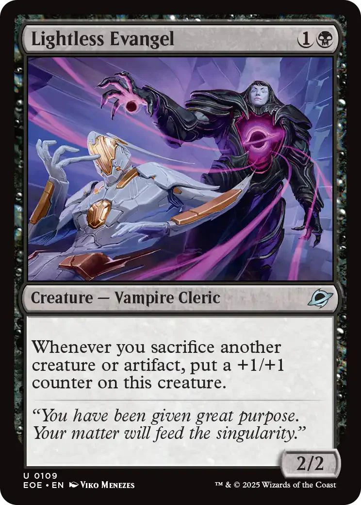 Lightless Evangel [109] [Edge of Eternities] [Non-Foil]